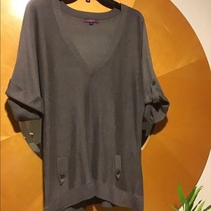 Eastside/Westside Brownish Gray Blouse